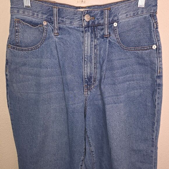 Madewell Baggy Tapper Leg Denim Jeans Size 27 - Picture 4 of 8
